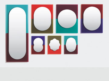 WANDER - Framed wall-mounted mirror by Petite Friture - view 2